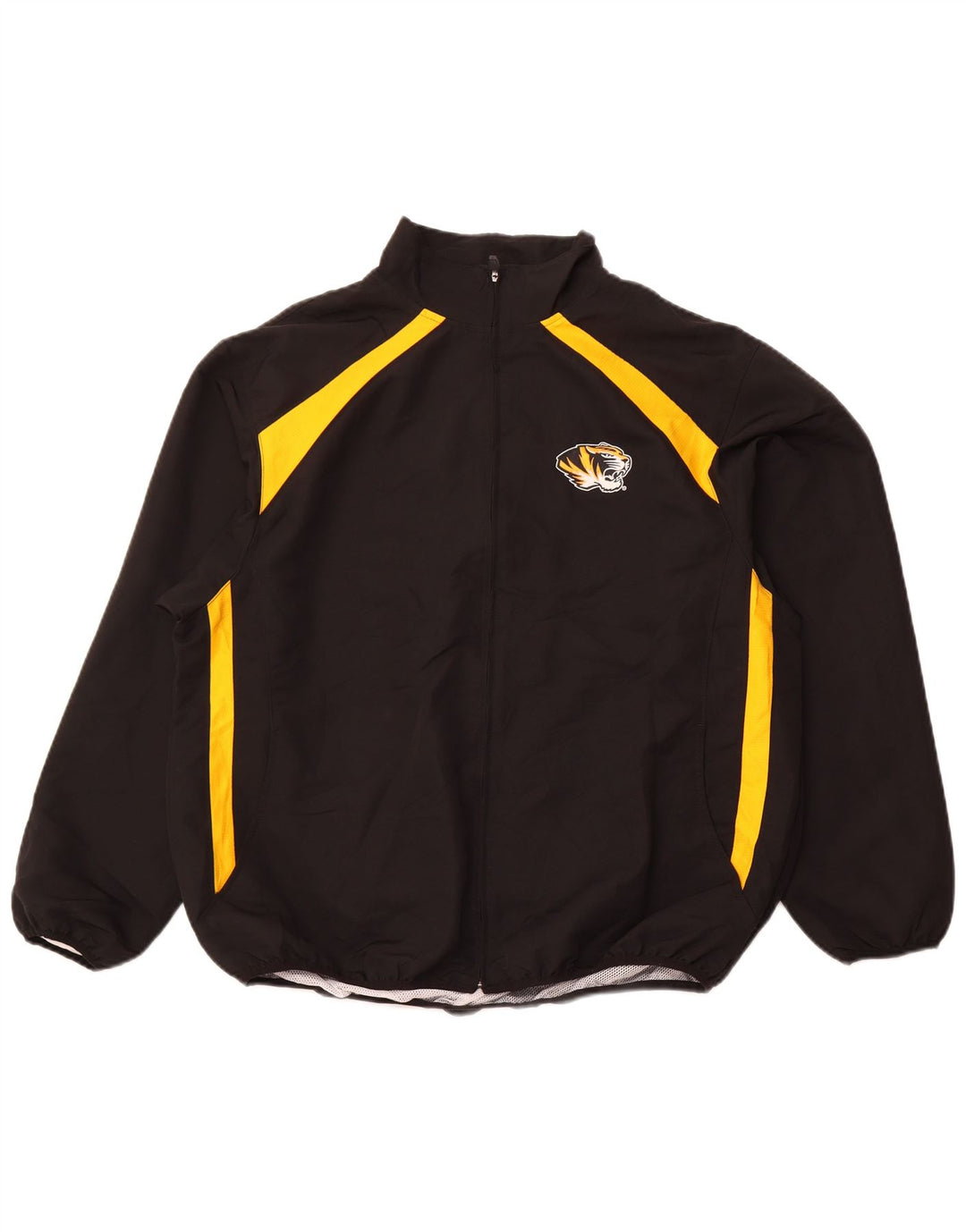 Russell Athletic Herren-Trainingsanzugoberteil, UK-Größe 40, Größe L, Schwarz, Polyester
