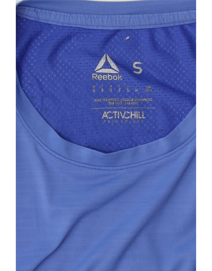 REEBOK Mens T-Shirt Top Small Blue Vintage Reebok and Second-Hand Reebok from Messina Hembry 