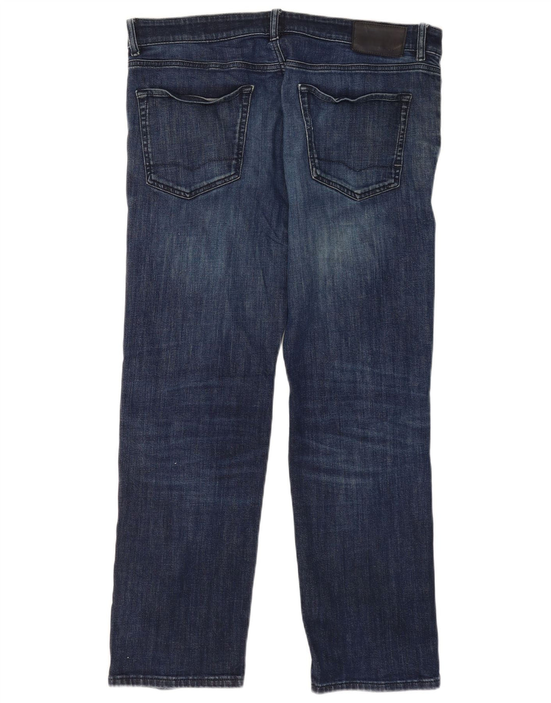 Hugo Boss Womens Regular Straight Jeans W36 L32 Blue Cotton