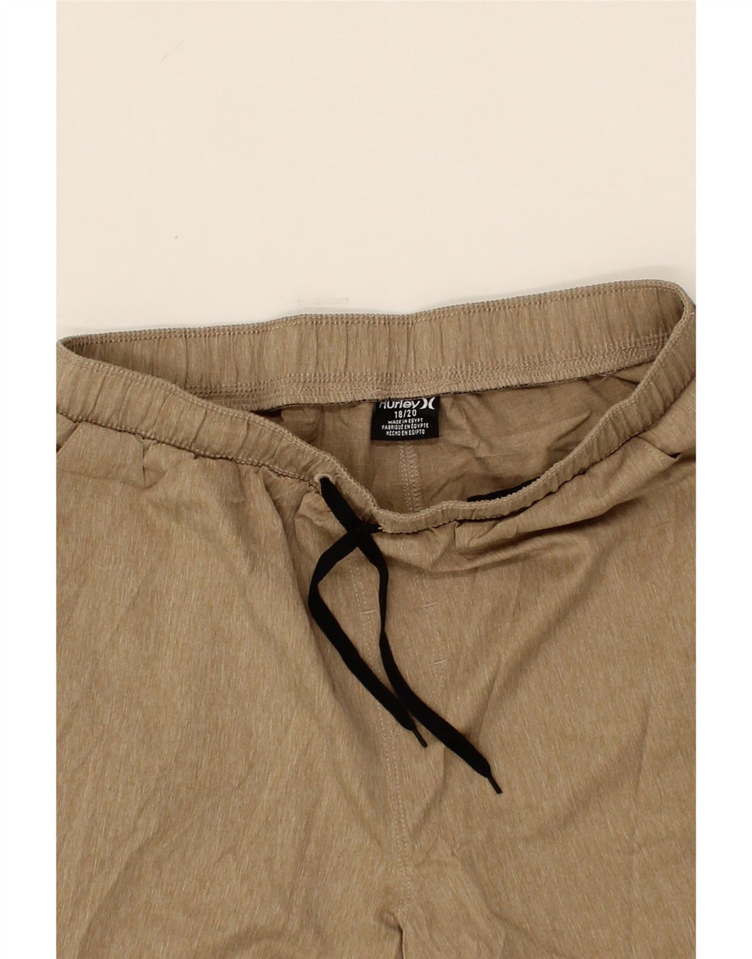 HURLEY Boys Graphic Swimming Shorts 15-16 Years  Beige Polyester Vintage Hurley and Second-Hand Hurley from Messina Hembry 