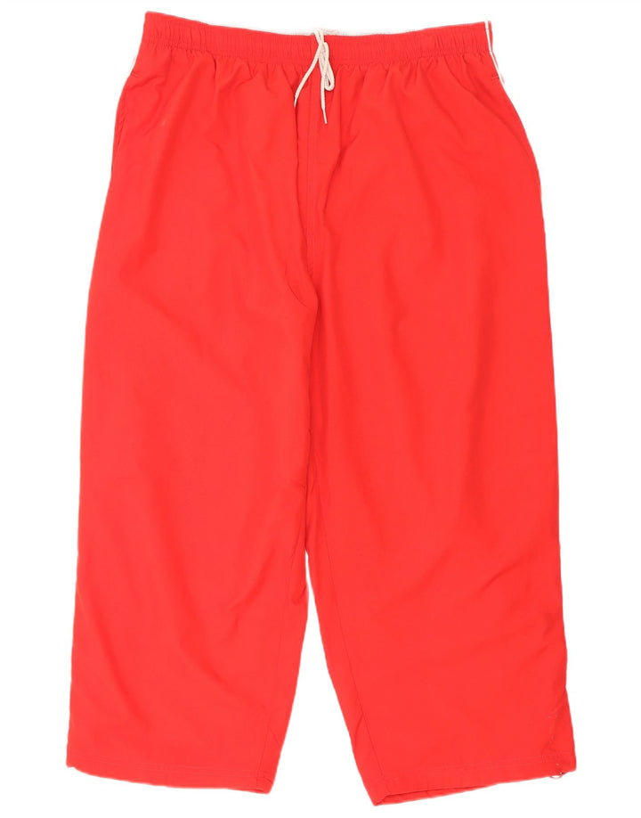 Reebok Mens Capri Tracksuit Trousers XL Red Polyester