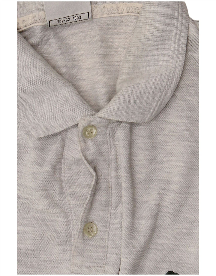 Puma Mens Polo Shirt Large Grey Flecked