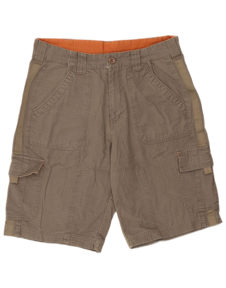 Vintage Mens Cargo Shorts IT 48 Medium W30  Grey Pinstripe