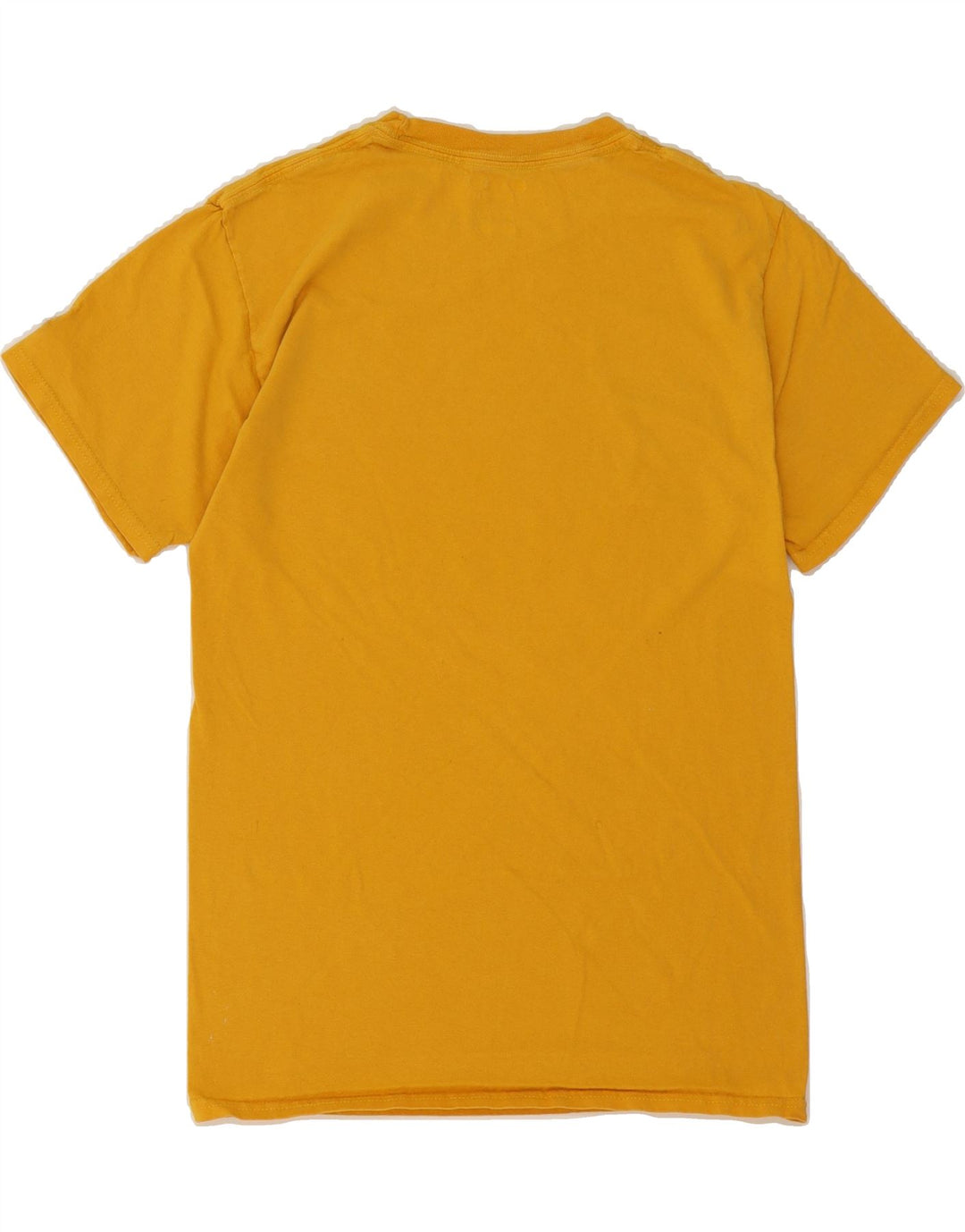 CHAMPION Mens Graphic T-Shirt Top Small Yellow Vintage Champion and Second-Hand Champion from Messina Hembry 