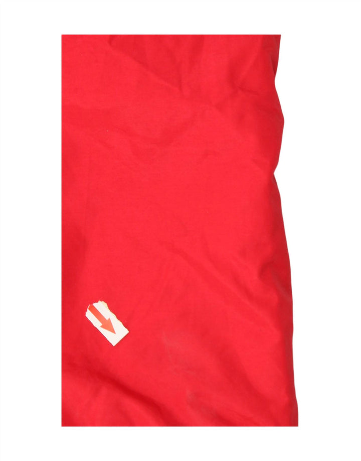 Brugi Womens Hooded Ski Jumpsuit IT 44 Medium  Red Colourblock Polyamide