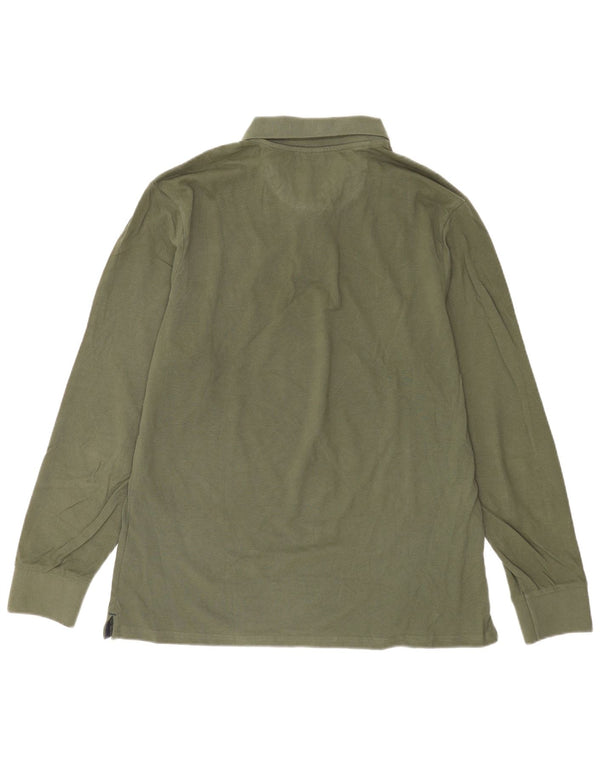 North Sails Polo à manches longues pour homme XL en coton vert