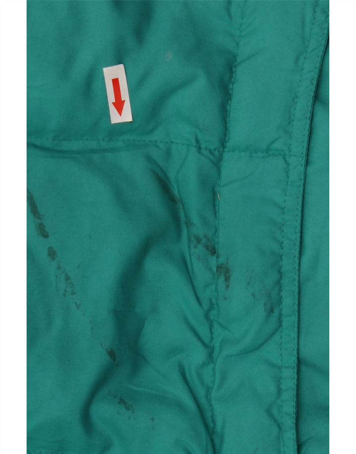 Think Pink Mens Hooded Padded Jacket IT 50 Large Green Nylon