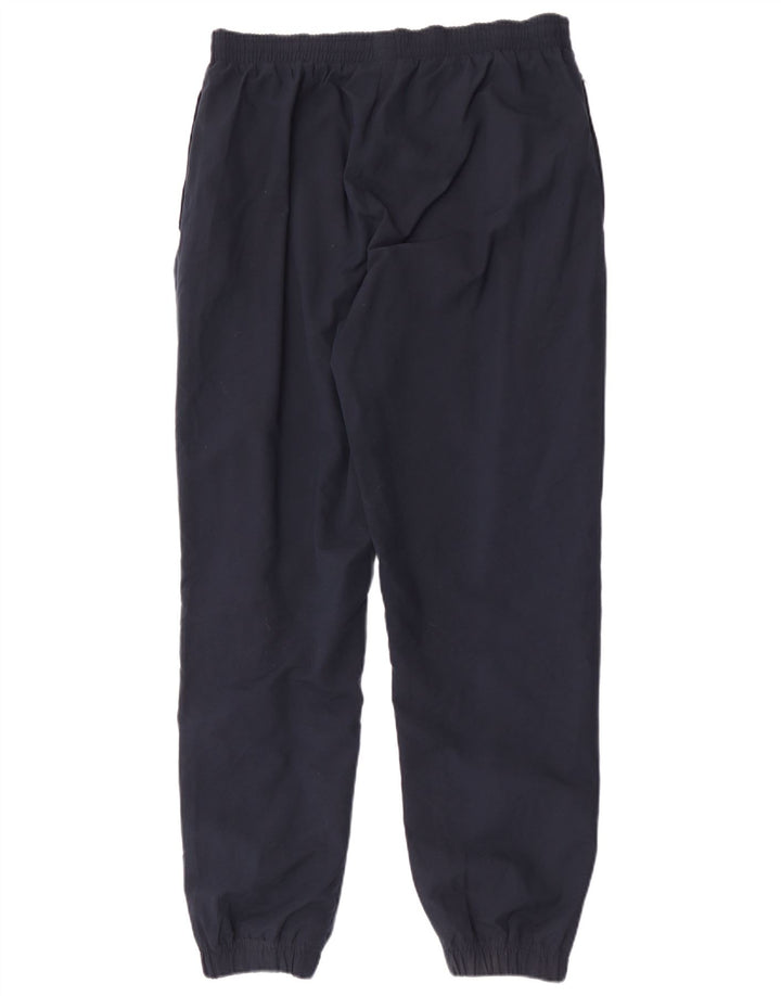 REEBOK Mens Tracksuit Trousers Joggers Medium Navy Blue Polyester