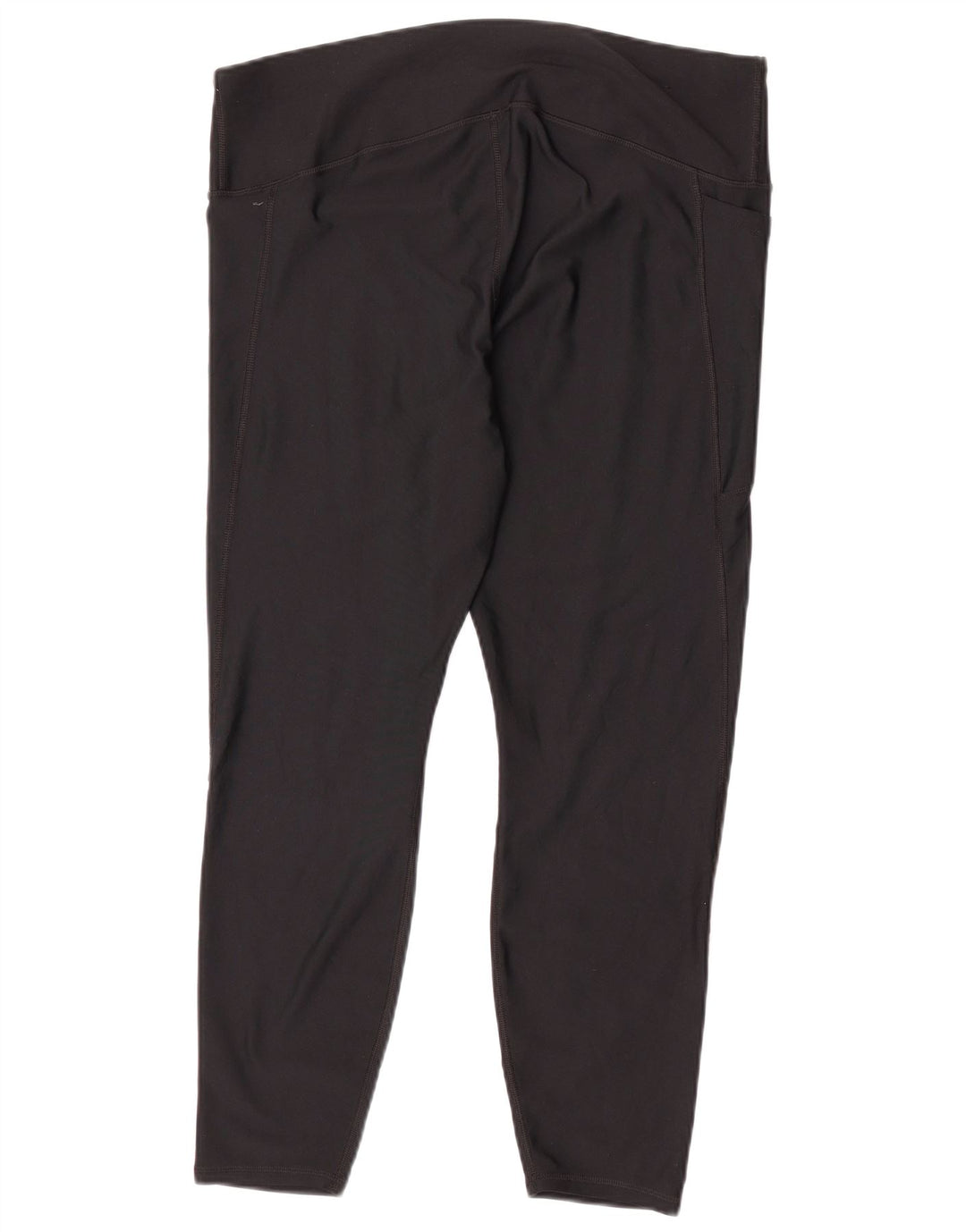Under Armour Mulheres Capri Leggings UK 20 2XL Poliéster Preto
