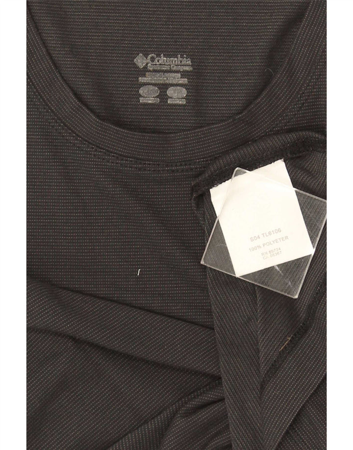 Columbia T-Shirt Top UK 12 Medium Sort Polyester