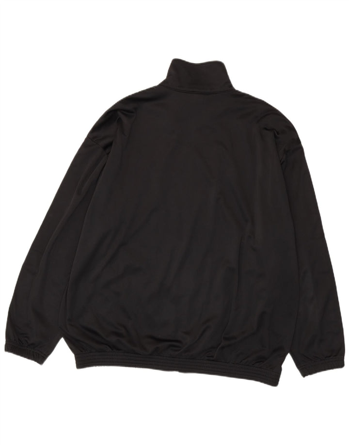 Asics Mens Graphic Tracksuit Top Jacket XL Black