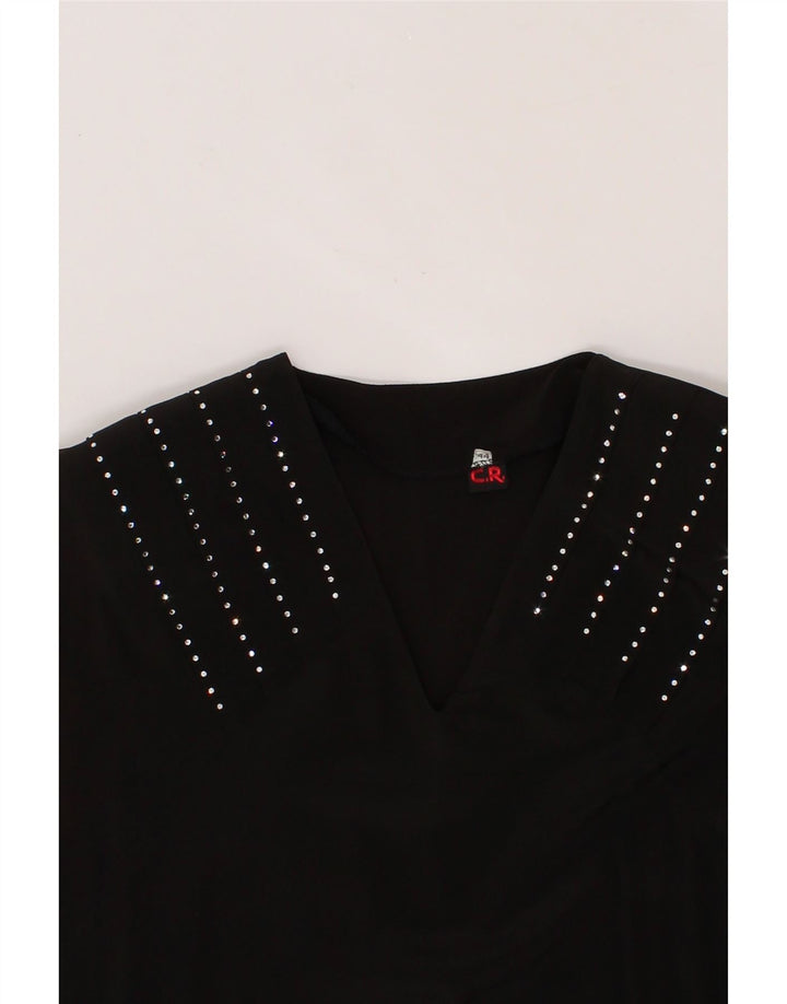 VINTAGE Womens Shift Dress IT 44 Medium Black Vintage Vintage and Second-Hand Vintage from Messina Hembry 