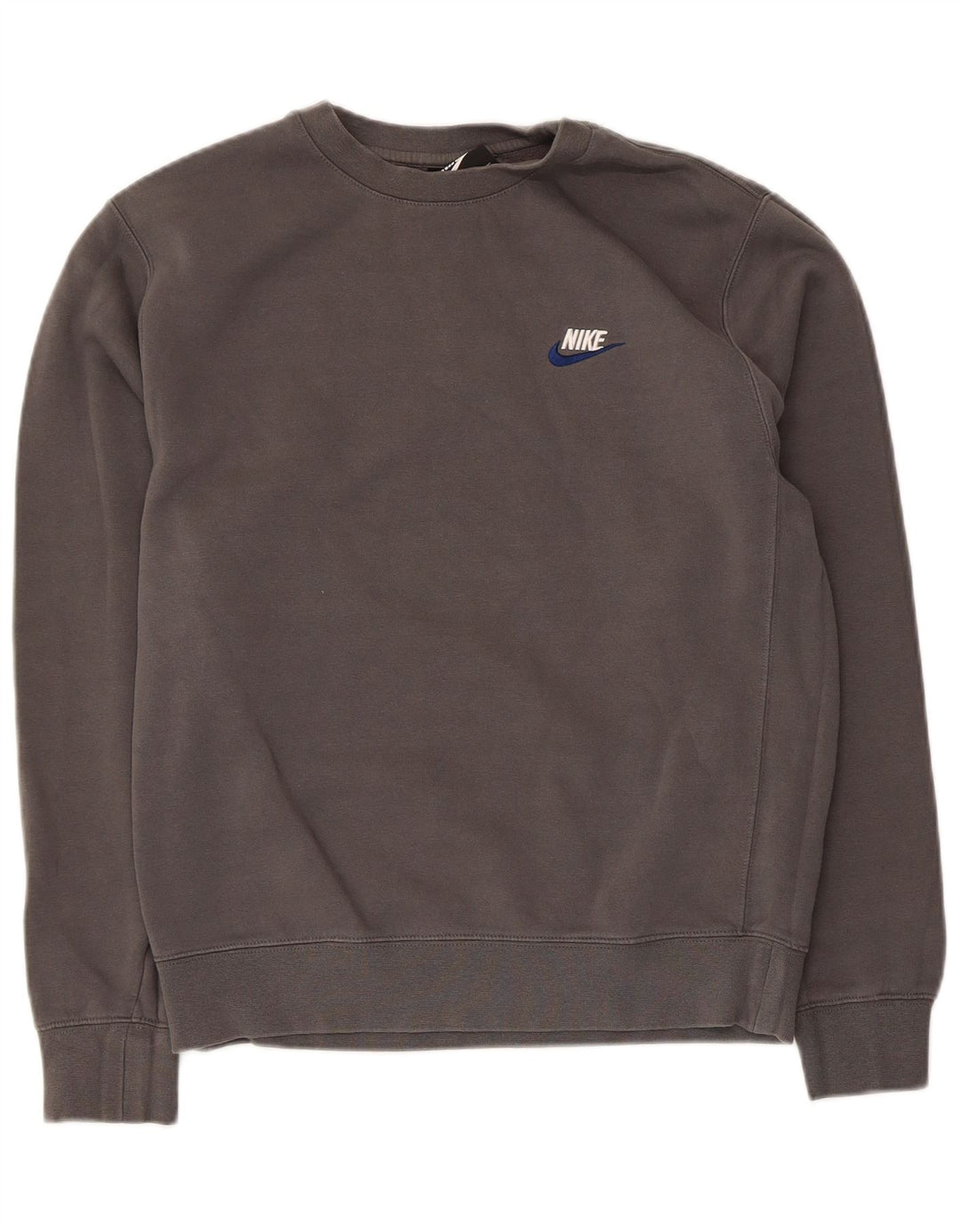 Nike Mens Sweatshirt Jumper Small Grey Cotton