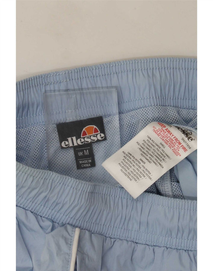 Ellesse Womens Sports Shorts UK 14 Medium Blue Polyamide