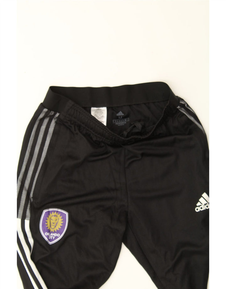 ADIDAS Womens Orlando Tracksuit Trousers UK 12 Medium  Black Polyester Vintage Adidas and Second-Hand Adidas from Messina Hembry 