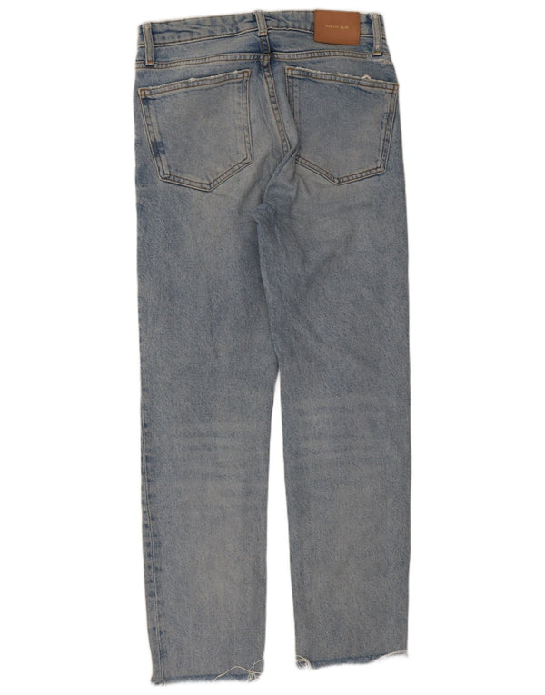 Zara Damen Slim Jeans EU 34 2XS W24 L26 Blau