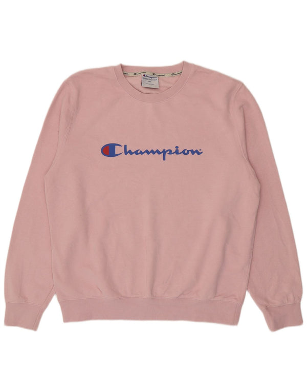Felpa grafica da uomo Champion Felpa 2XL Cotone rosa