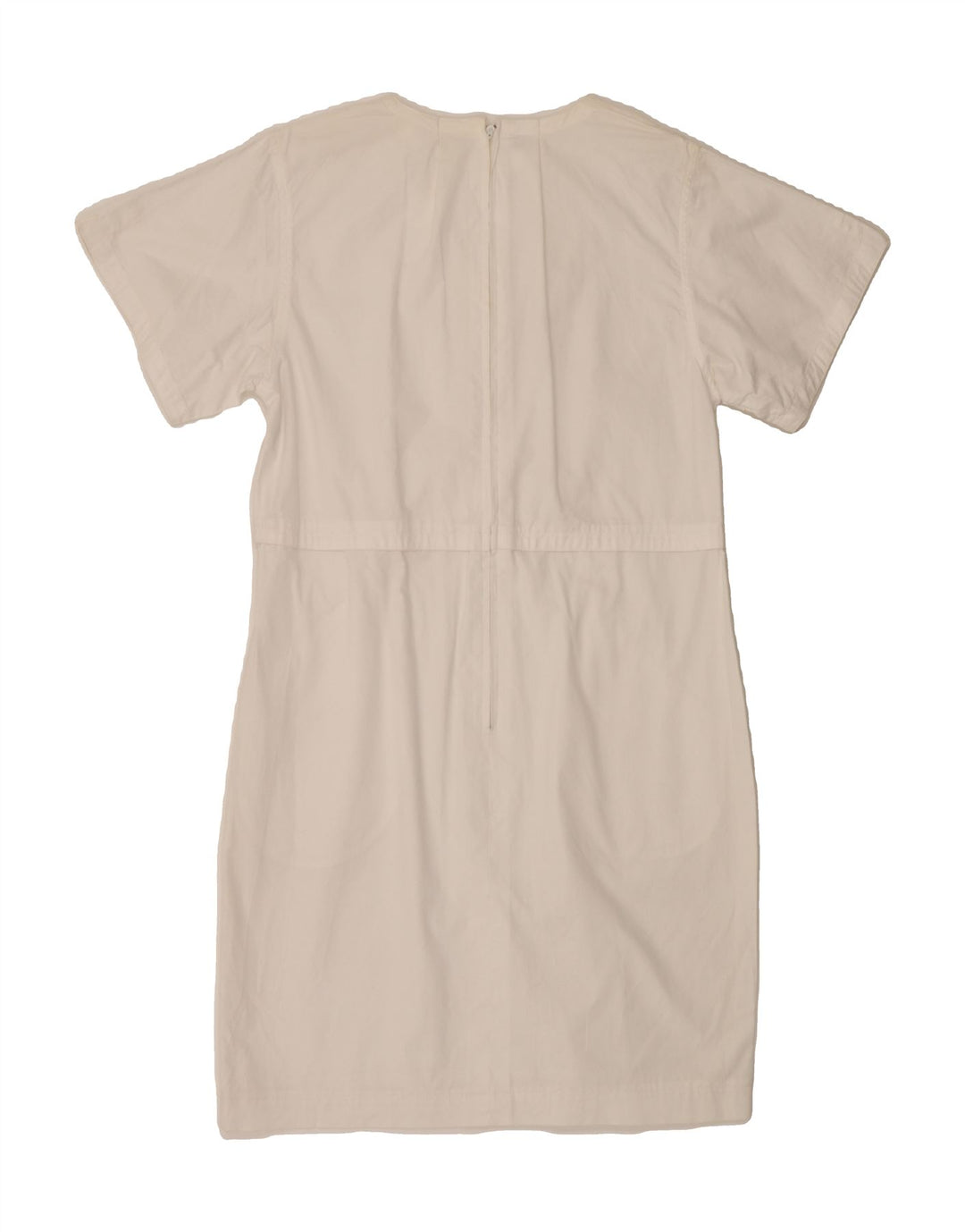 VINTAGE Womens Sheath Dress UK 14 Large White Vintage Vintage and Second-Hand Vintage from Messina Hembry 