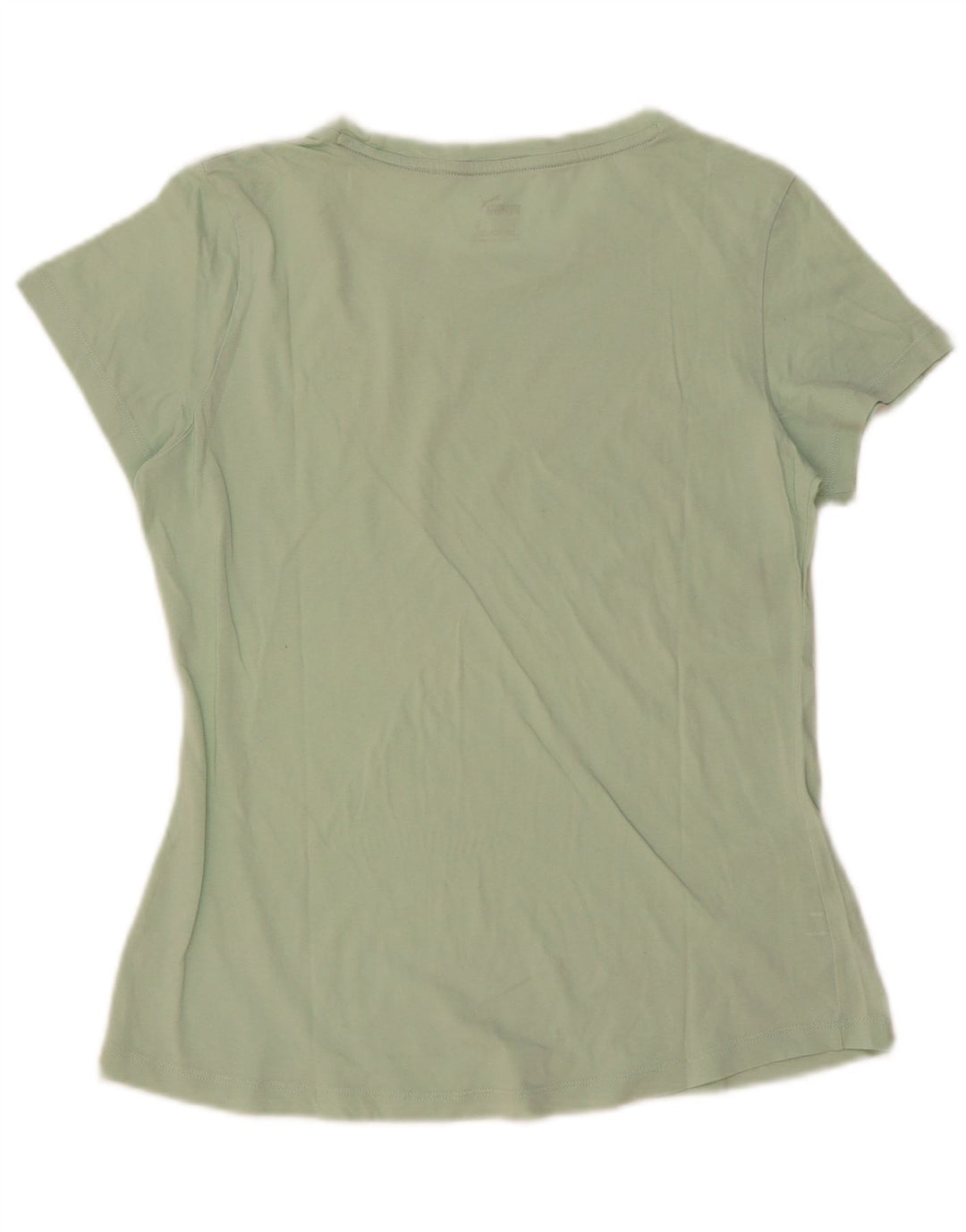 Puma Womens Graphic T-Shirt Top UK 12 Medium Green