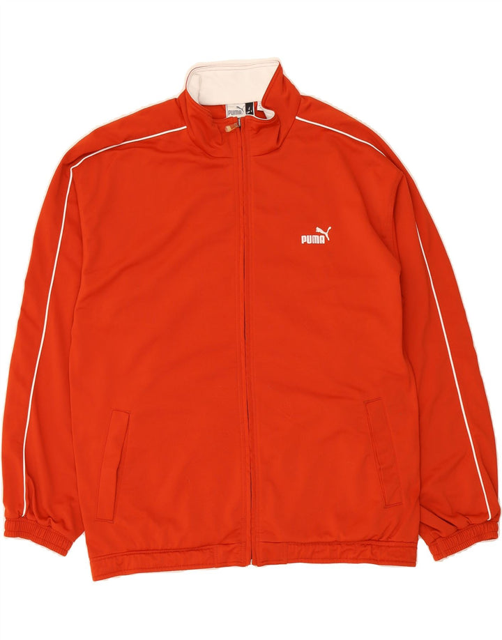 PUMA Mens Tracksuit Top Jacket Large Red Polyester Vintage Puma and Second-Hand Puma from Messina Hembry 