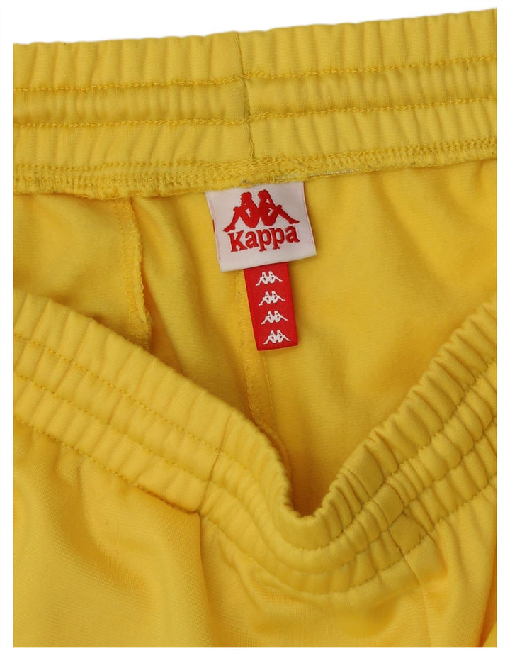 Kappa Mens Graphic Sport Shorts Medium  Yellow Polyester