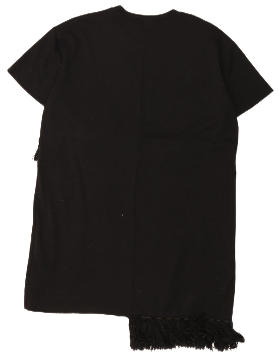 ZARA Womens Oversized T-Shirt Dress UK 14 Medium Black Polyester