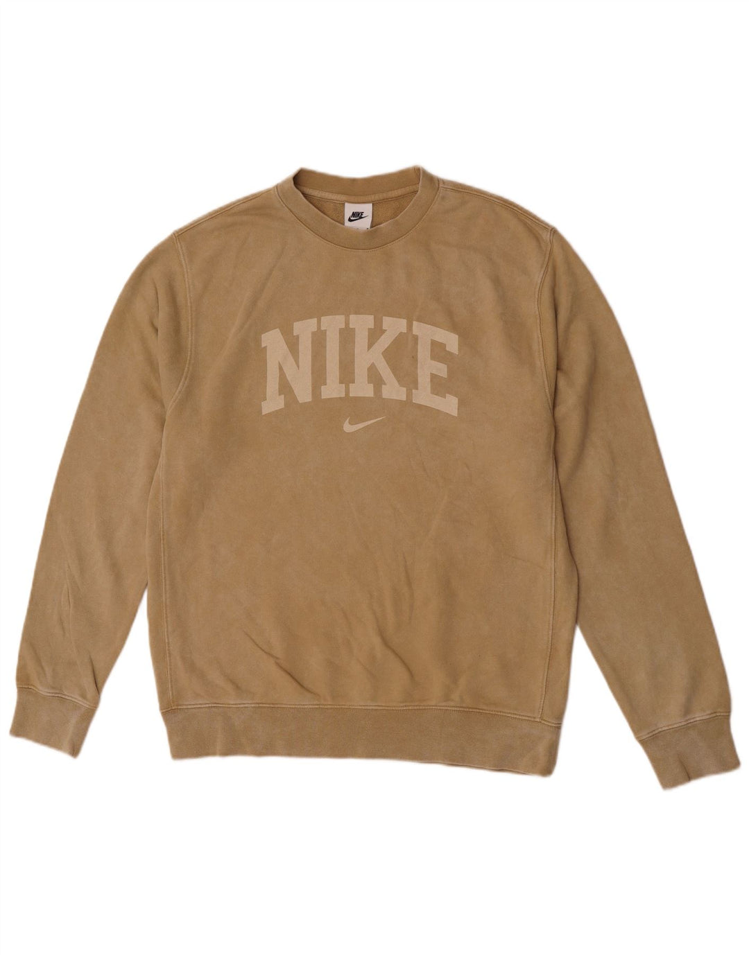 Nike Herre grafisk sweatshirt Jumper Medium Brun Bomuld