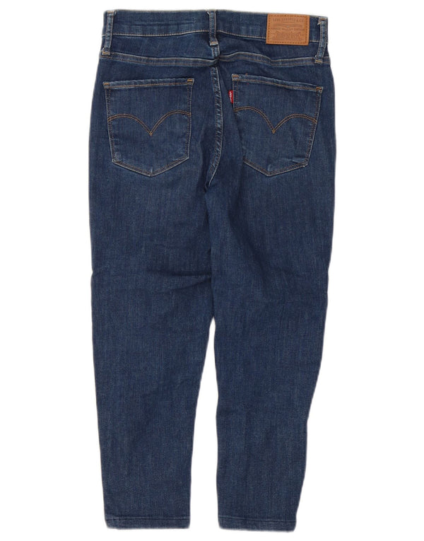 Jeans skinny Capri a vita alta 720 da donna Levi's W26 L20 cotone blu navy