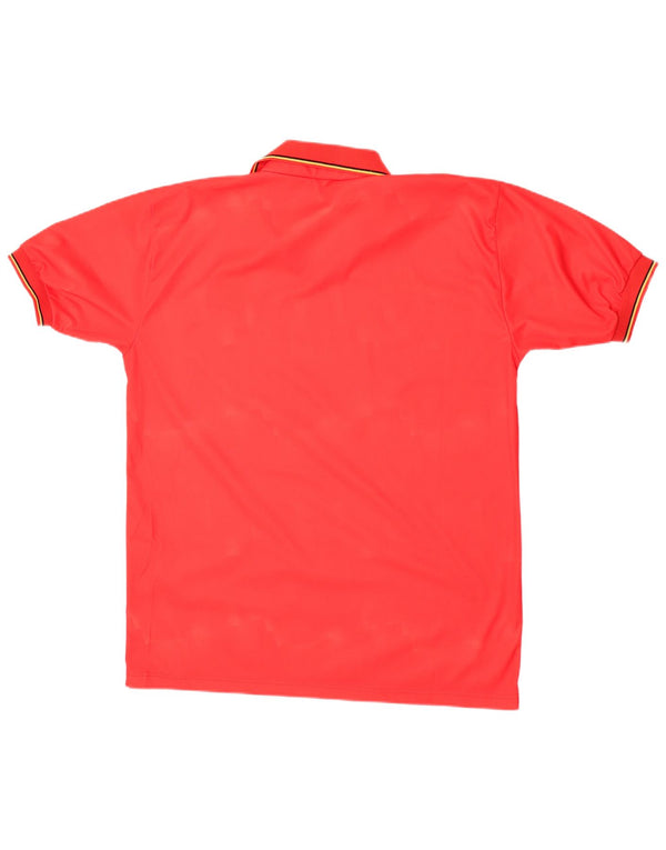 Diadora Mens Belgium 1992-1994 Home Short Sleeve Shirt XL Red Sports