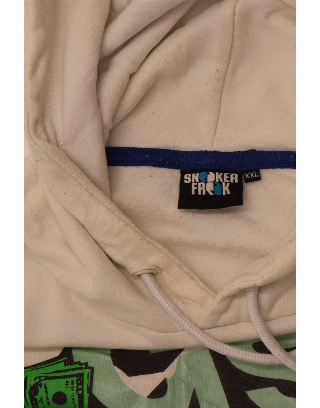 SNEAKER FREAK moletom com capuz gráfico masculino 2XL branco