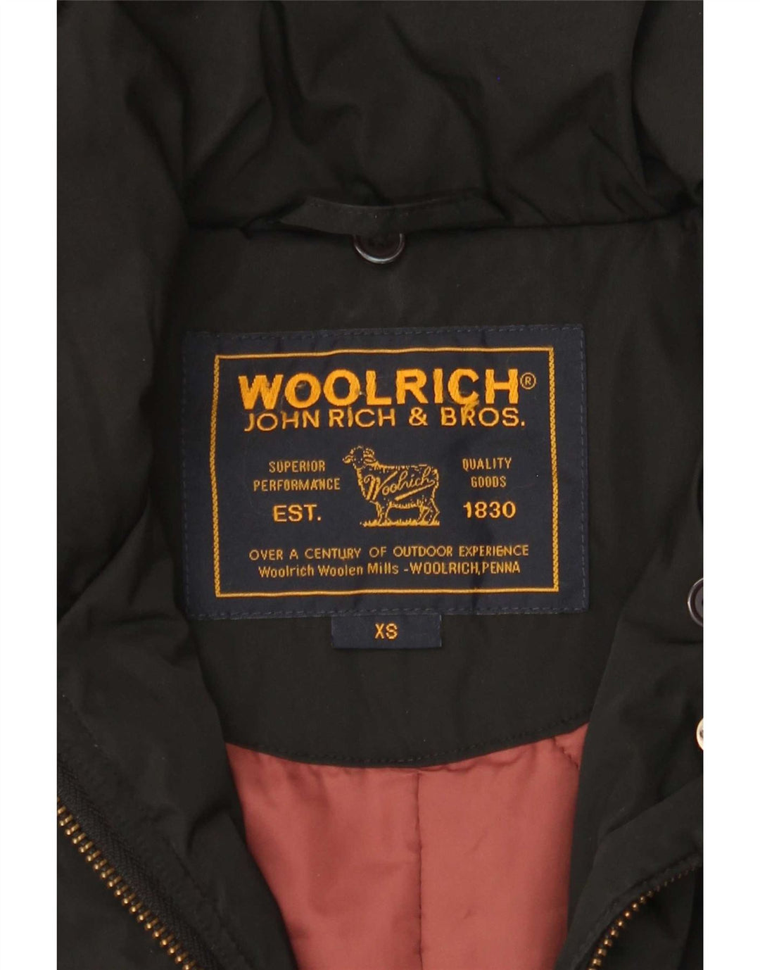 Woolrich Womens Padded Jacket UK 6 XS Black