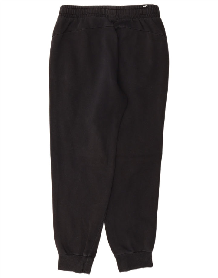 PUMA Mens Tracksuit Trousers Joggers Medium  Black Cotton