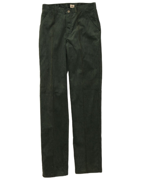 Lee Mens Straight Corduroy Trousers W30 L36 Green
