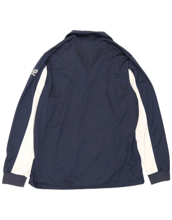 Lotto Mens Treino Top Jacket 3XL Azul Marinho Colourblock Poliéster