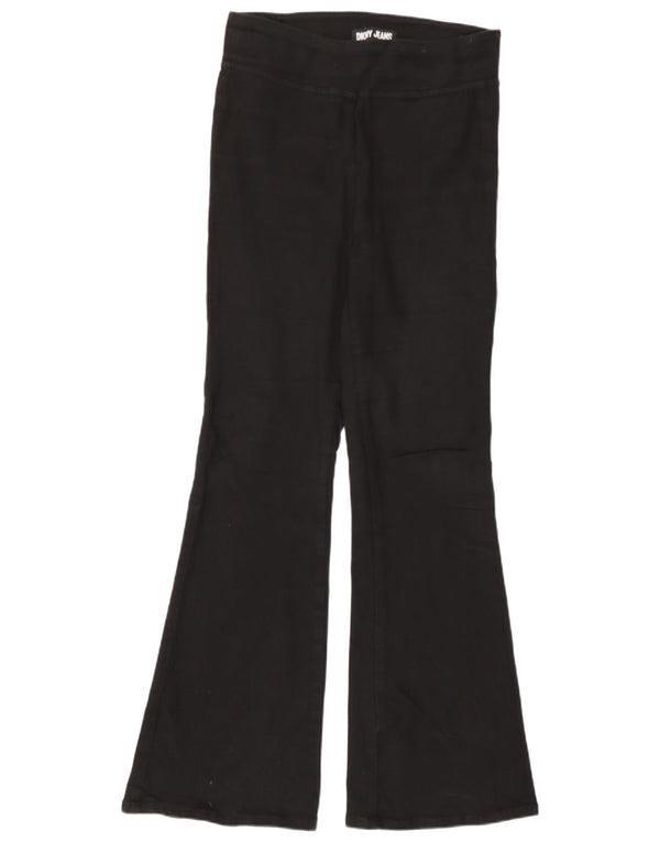 Pantaloni da tuta svasati da donna Dkny UK 10 piccoli in cotone nero