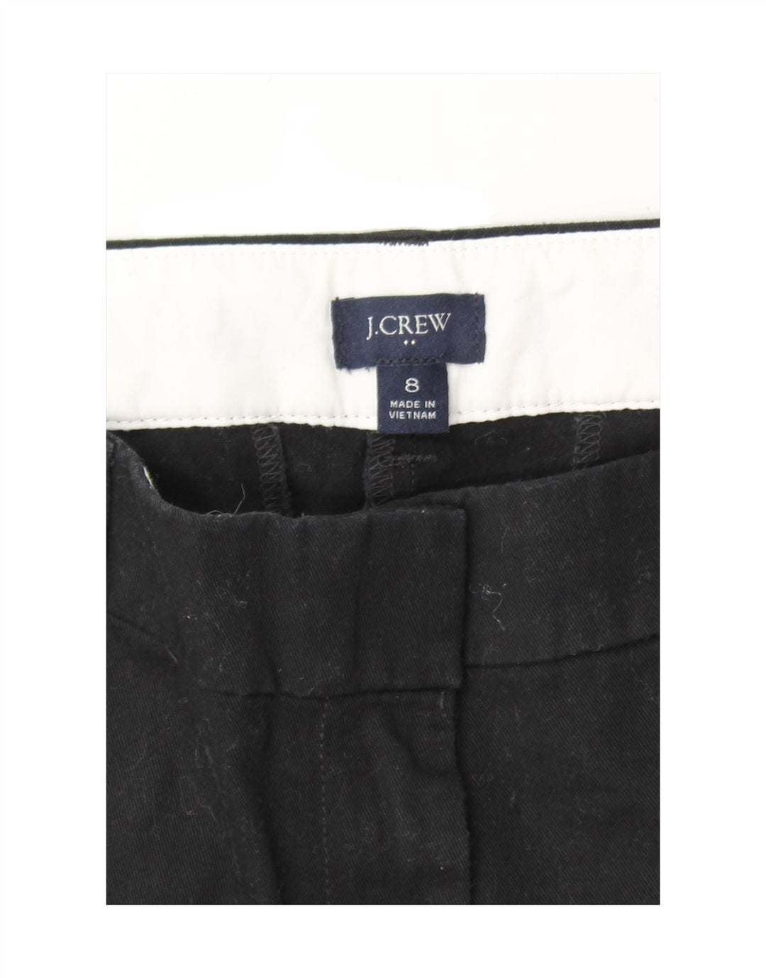 J. CREW Womens Chino Shorts US 8 Medium W32  Black Cotton Vintage J. Crew and Second-Hand J. Crew from Messina Hembry 