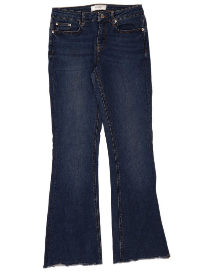Damskie jeansy rozkloszowane Zara EU 38 Small W28 L31 Niebieskie