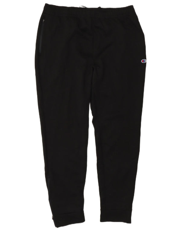 Champion Mens Tracksuit Trousers Joggers Large Black Polyester
