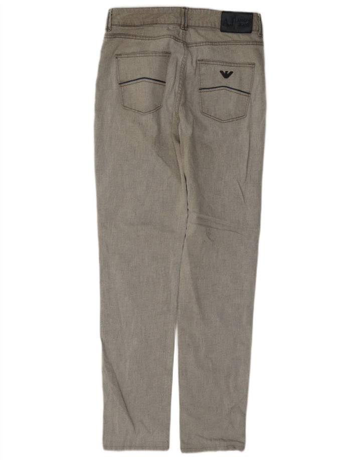Armani Womens Slim Jeans W28 L29 Grey Cotton