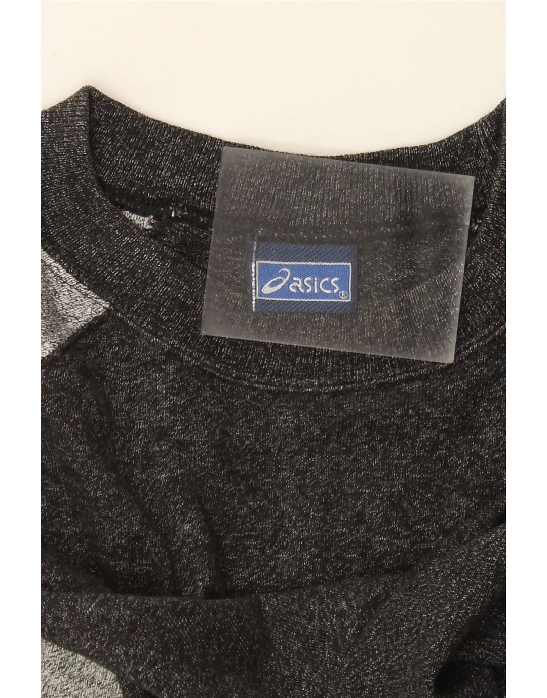 Asics Mens Graphic T-Shirt Top Large Black Colourblock