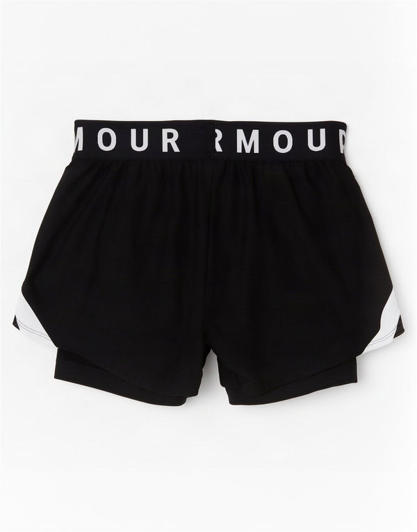 Pantaloncini sportivi con grafica da donna Under Armour UK 8 Small Black Colourblock