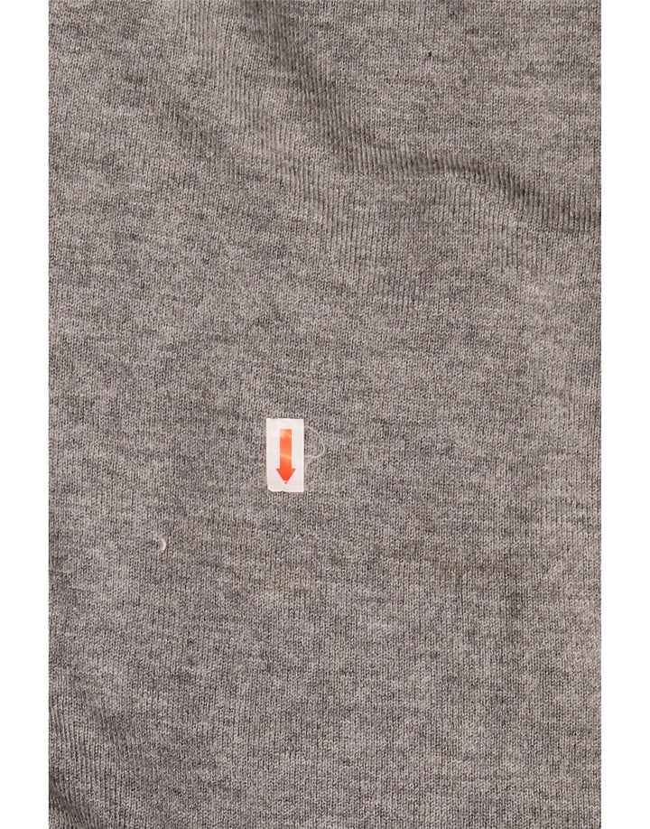 ZARA Womens Oversized Open Cardigan Sweater UK 14 Medium Grey Viscose Vintage Zara and Second-Hand Zara from Messina Hembry 