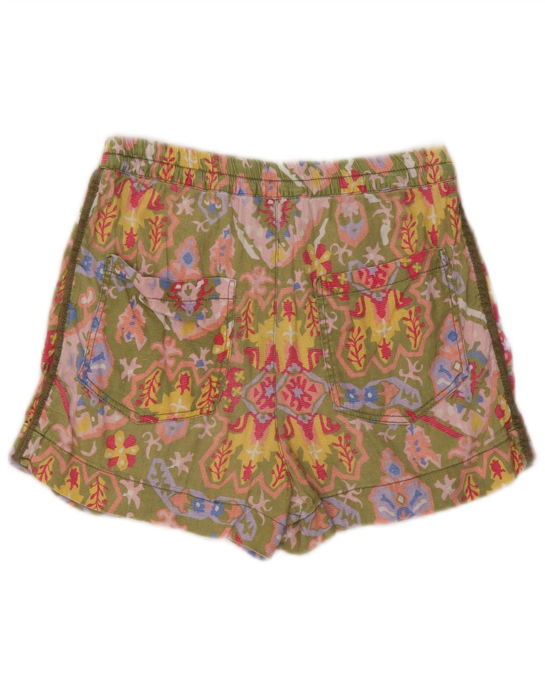 Zara Womens Chino Shorts Small W26 Multicoloured Floral