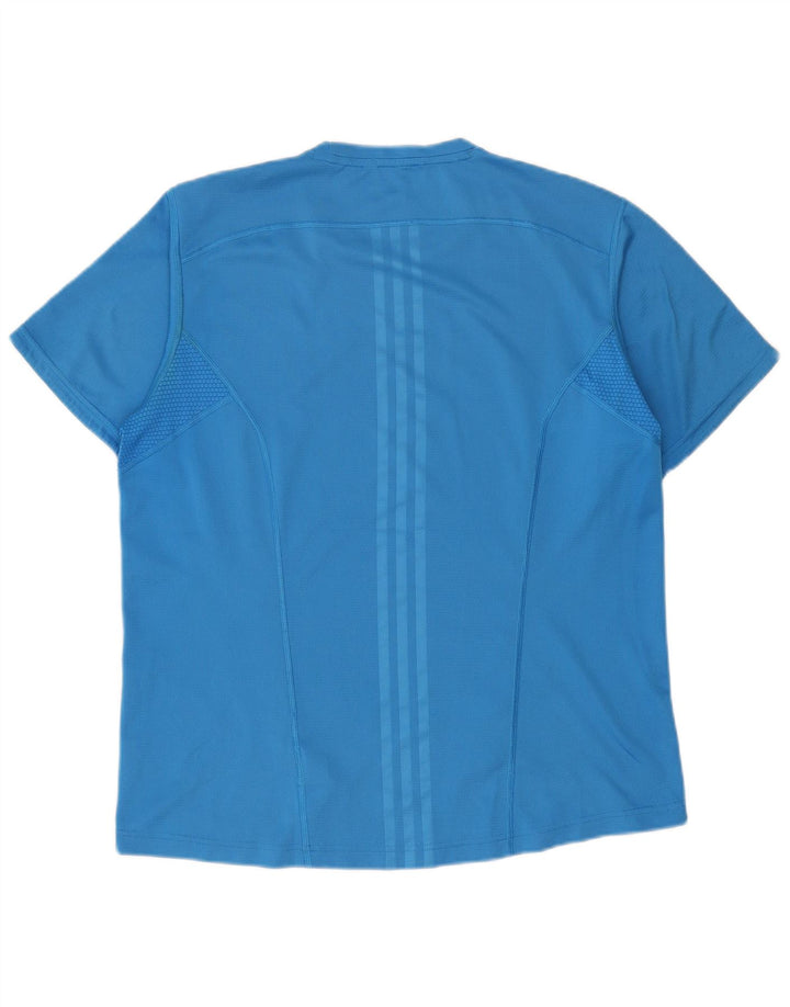 Adidas T-Shirt Homme Haut Grand Bleu Polyester