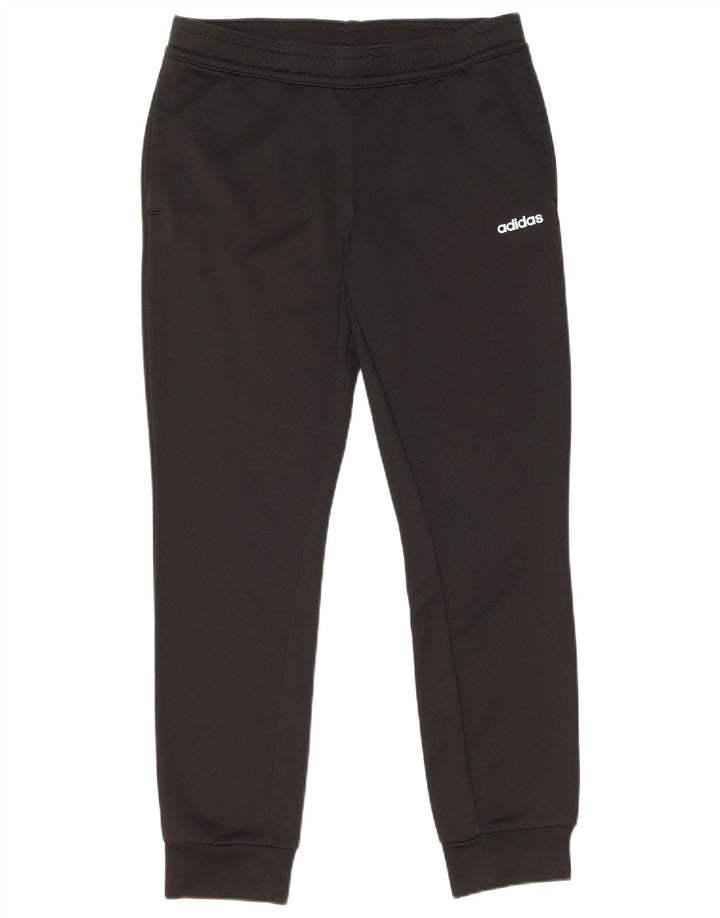Adidas Womens Tracksuit Trousers Joggers UK 14 Medium Black Polyester