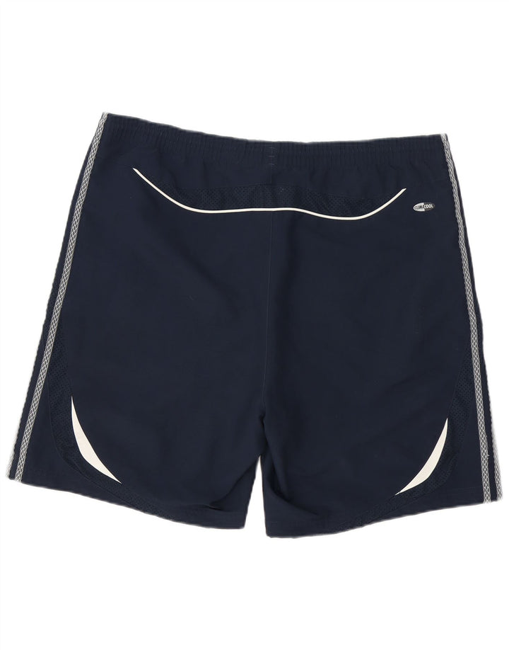 Adidas Mens Climacool Sport Shorts Large  Navy Blue Colourblock Polyester
