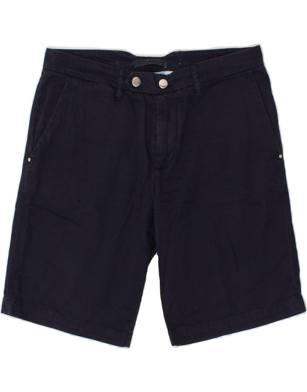 GUESS Womens Chino Shorts W28 Medium Navy Blue Cotton Vintage Guess and Second-Hand Guess from Messina Hembry 