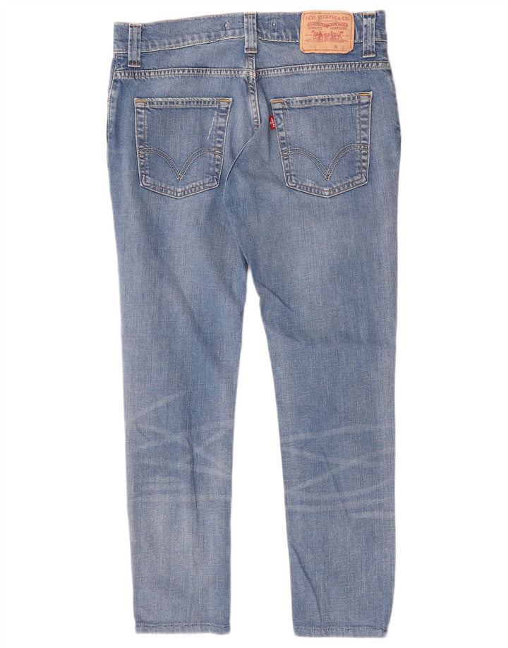 Levi's Womens 511 Slim Jeans W32 L26 Blue Cotton