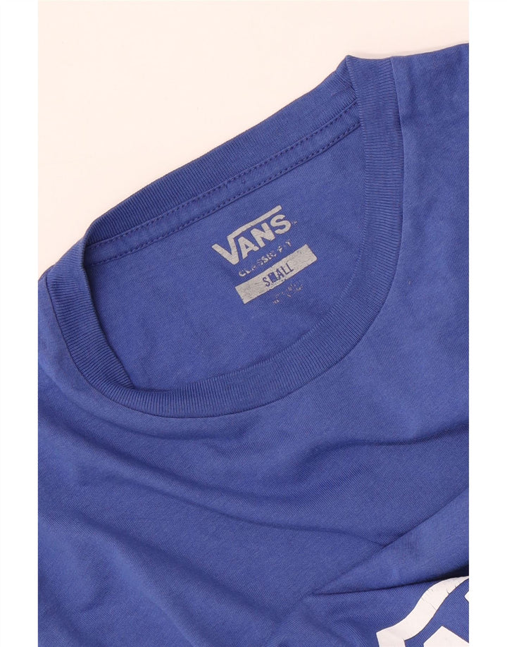 T-shirt grafica da uomo con vestibilità classica Vans, piccola, blu