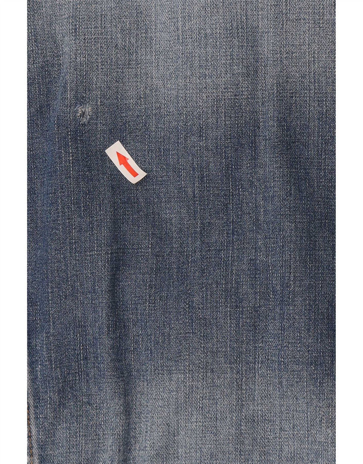 Nike Dame denimjakke UK 14 Medium Blue Bomuld